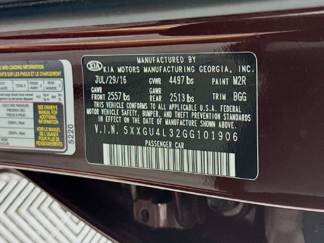 Used 2016 Kia Optima EX w/ Premium Package FWD image 37