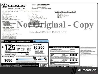 Used 2025 Lexus RZ 300e