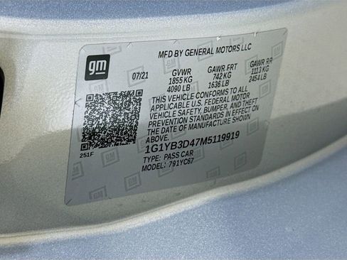 Used 2021 Chevrolet Corvette Stingray w/ Battery Protection Package image 32