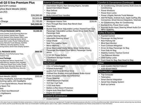 Certified 2023 Audi Q3 2.0T Premium Plus w/ Premium Plus Package AWD/4WD image 3