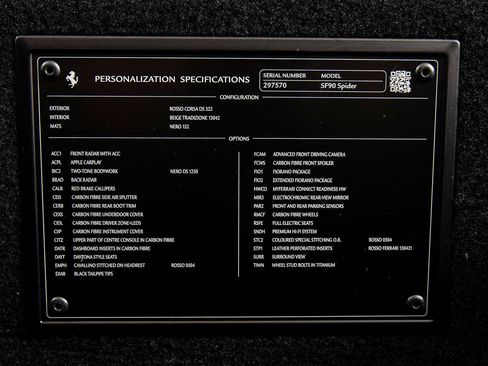 Certified 2023 Ferrari SF90 Spider AWD/4WD image 44