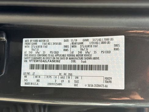 Used 2020 Ford F150 XLT w/ Equipment Group 302A Luxury AWD/4WD image 31