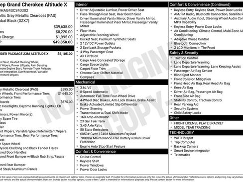 Used 2025 Jeep Grand Cherokee Altitude AWD/4WD image 6