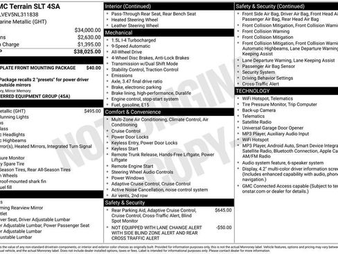 Certified 2022 GMC Terrain SLT AWD/4WD image 23