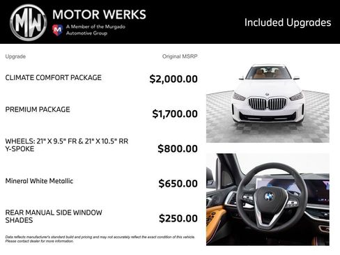New 2026 BMW X5 xDrive40i w/ Climate Comfort Package AWD/4WD image 4