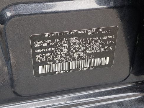 Used 2015 Subaru Crosstrek 2.0i Premium w/ Popular Package #2 AWD/4WD image 27