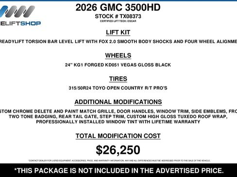 Used 2026 GMC Sierra 3500 Denali Ultimate image 2