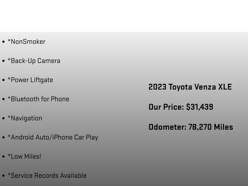 Used 2023 Toyota Venza XLE AWD/4WD image 6