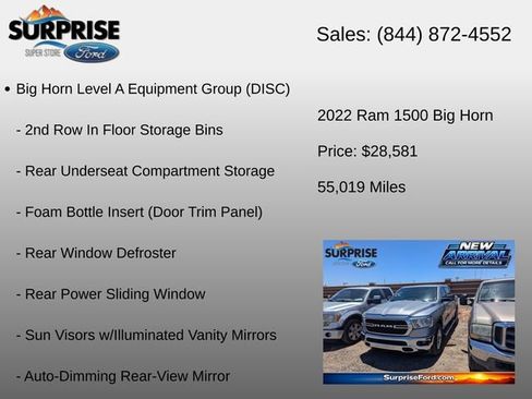Used 2022 RAM 1500 Big Horn RWD image 6