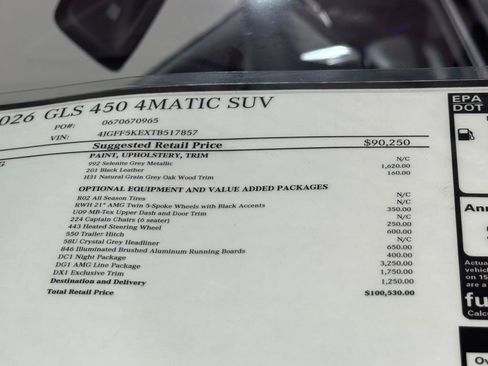 New 2026 Mercedes-Benz GLS 450 4MATIC image 19