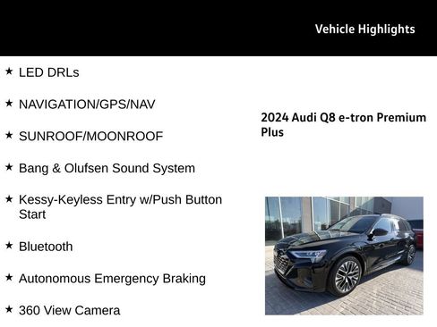Used 2024 Audi Q8 e-tron Premium Plus AWD/4WD image 28