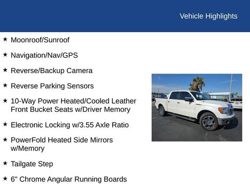 Used 2012 Ford F150 Lariat w/ Lariat Chrome Pkg image 21