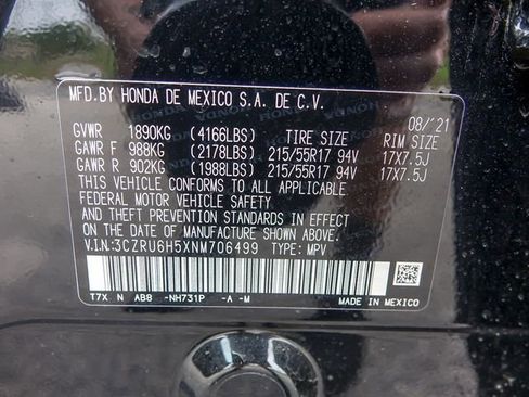 Used 2022 Honda HR-V EX image 29