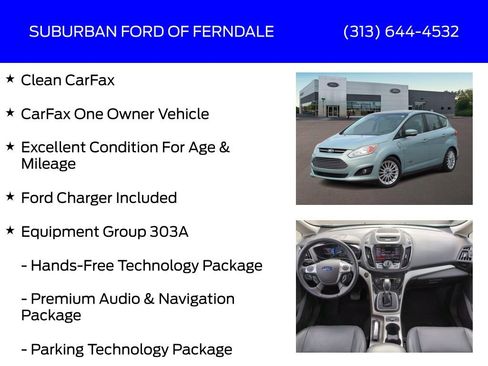 Used 2014 Ford C-MAX Energi SEL w/ Equipment Group 303A image 4