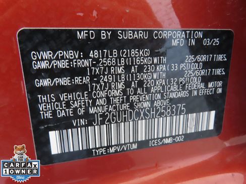 Used 2025 Subaru Crosstrek 2.0i Premium w/ Crosstrek Mirror Package image 28