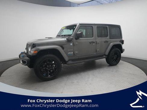 Certified 2023 Jeep Wrangler Unlimited Sahara w/ Cold Weather Group AWD/4WD image 1