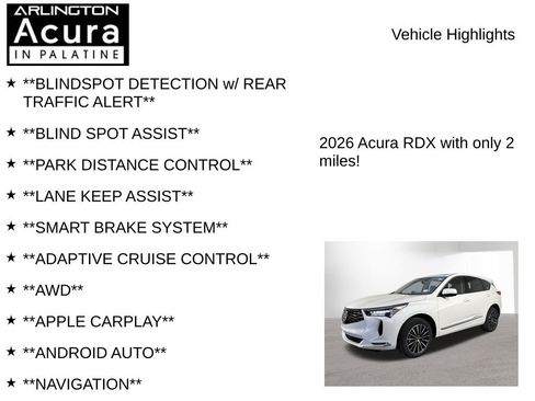 New 2026 Acura RDX SH-AWD w/ Advance Package image 7