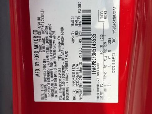 Used 2022 Ford Mustang GT Premium w/ Equipment Group 401A RWD image 28