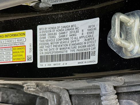 Used 2025 Honda Civic Sport image 12