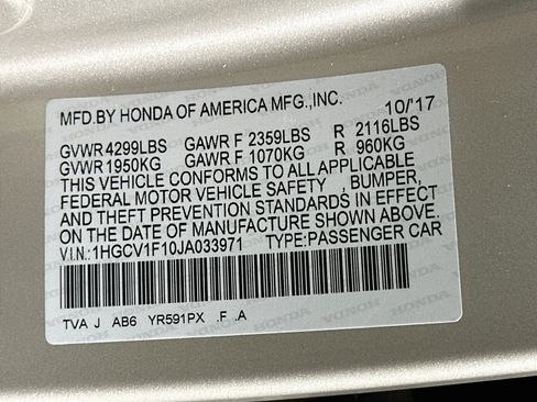 Used 2018 Honda Accord LX image 12