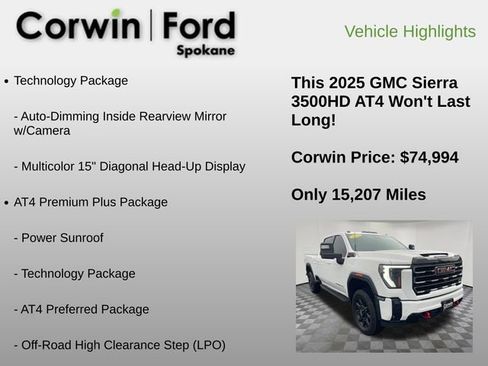 Used 2025 GMC Sierra 3500 AT4 w/ AT4 Premium Plus Package image 36