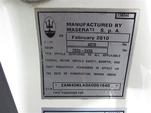 Used 2010 Maserati GranTurismo S image 25