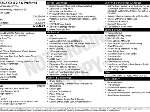 New 2026 MAZDA CX-5 Preferred AWD/4WD image 4