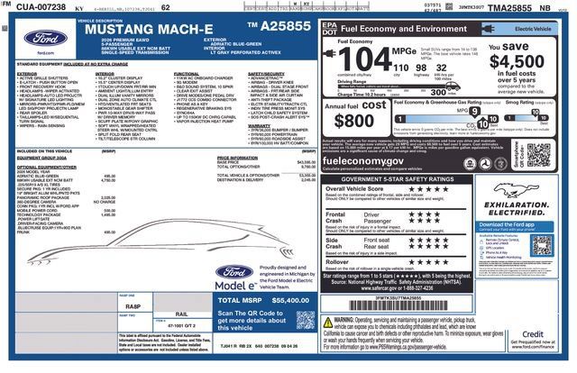 New 2026 Ford Mustang Mach-E Premium AWD/4WD image 4
