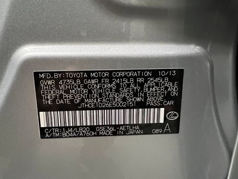 Used 2014 Lexus IS 350 AWD w/ Luxury Package w/Gray Wood image 43