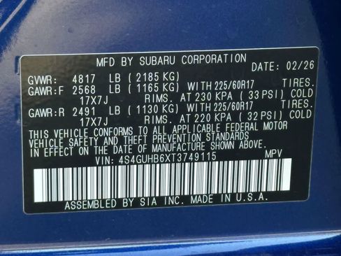 New 2026 Subaru Crosstrek 2.5i image 29