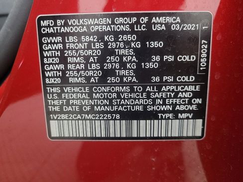 Used 2021 Volkswagen Atlas Cross Sport SEL image 33