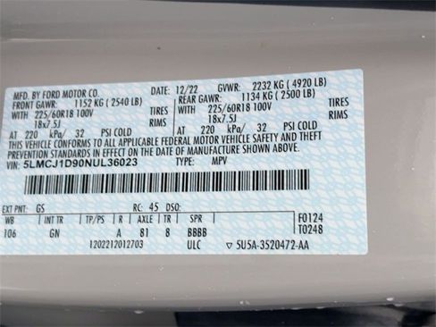 Used 2022 Lincoln Corsair AWD w/ Equipment Group 101A image 30