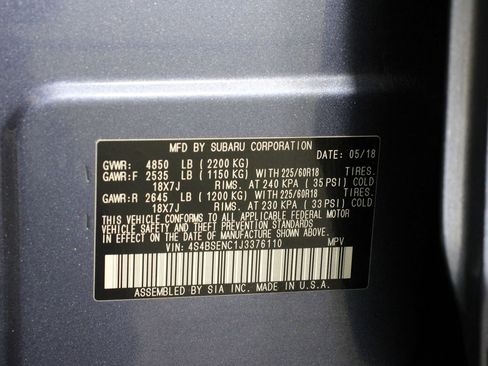 Used 2018 Subaru Outback 3.6R Limited image 16