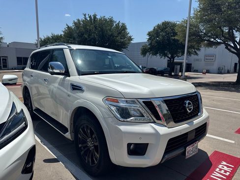 Used 2019 Nissan Armada Platinum w/ Captain's Chairs Package AWD/4WD image 2