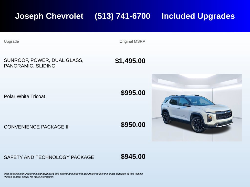 Used 2026 Chevrolet Equinox RS w/ Convenience Package III AWD/4WD image 6