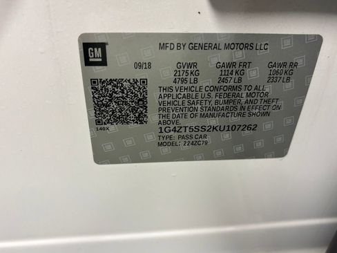 Certified 2019 Buick LaCrosse Premium w/ Driver Confidence Package II image 42