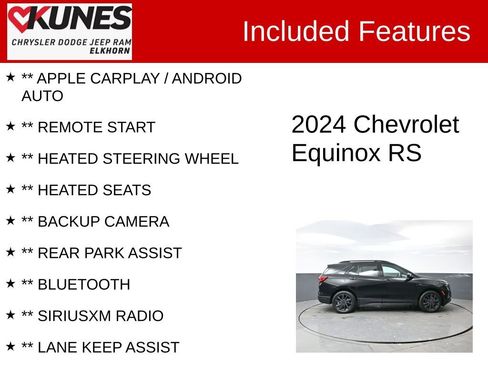 Used 2024 Chevrolet Equinox RS image 2