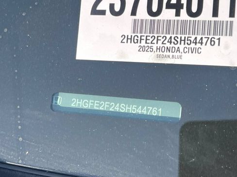 Certified 2025 Honda Civic LX image 3