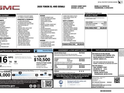 Used 2025 GMC Yukon XL Denali AWD/4WD image 11