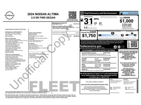 Used 2024 Nissan Altima 2.5 SR FWD image 18