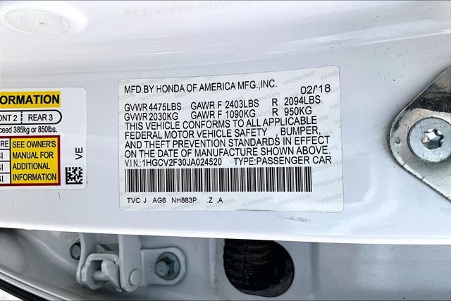 Used 2018 Honda Accord Sport image 16
