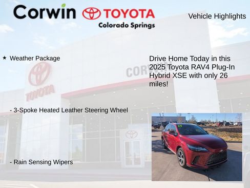 Used 2025 Toyota RAV4 XSE w/ Weather Package image 7