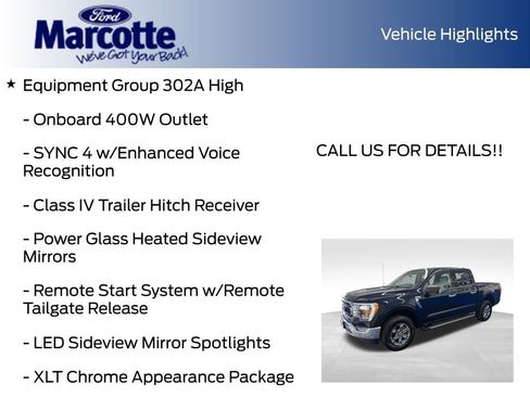 Certified 2023 Ford F150 XLT w/ Equipment Group 302A High AWD/4WD image 8