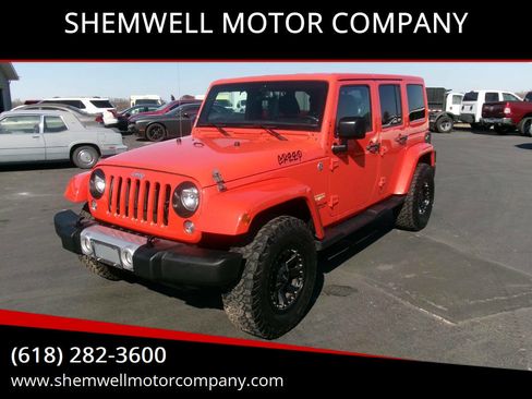 Used 2015 Jeep Wrangler Unlimited Sahara w/ Max Tow Package image 1