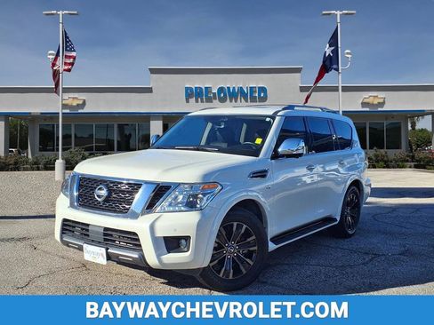 Used 2020 Nissan Armada Platinum w/ Captain's Chairs Package image 1