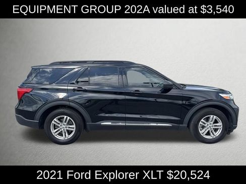 Used 2021 Ford Explorer XLT w/ Equipment Group 202A RWD image 2