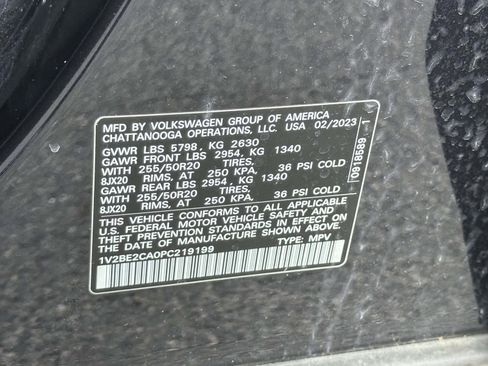 Used 2023 Volkswagen Atlas Cross Sport SEL image 10