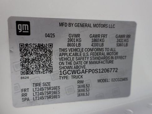 New 2025 Chevrolet Express 2500 w/ Driver Convenience Package image 33