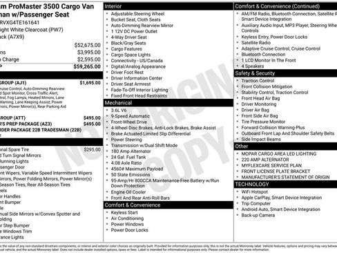 New 2026 RAM ProMaster 3500 w/ Safety Group image 6