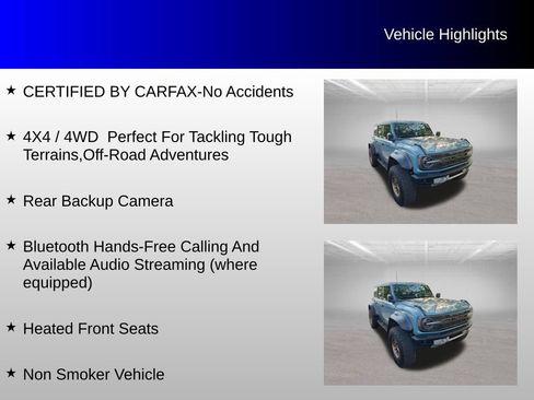 Used 2023 Ford Bronco Raptor AWD/4WD image 4